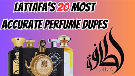 Lattafa's 20 Most Accurate Perfume Dupes .